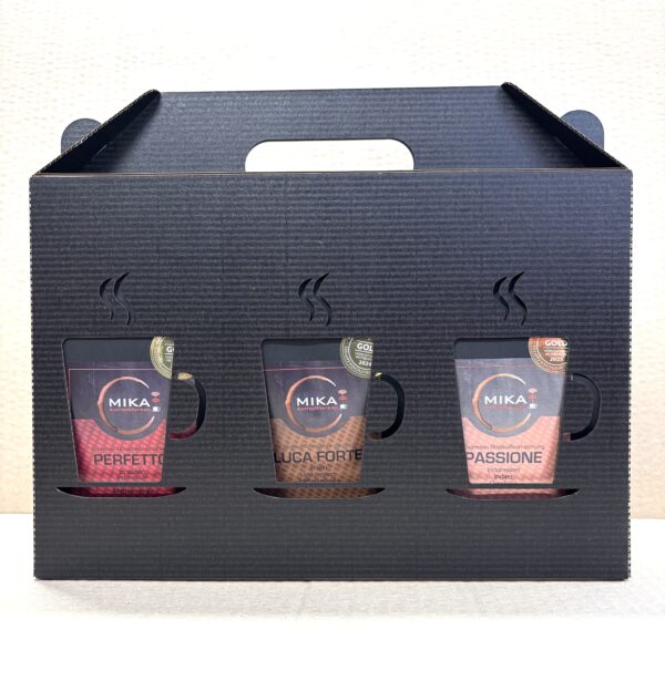 Gold Espresso Box 3 x 250g schwarz