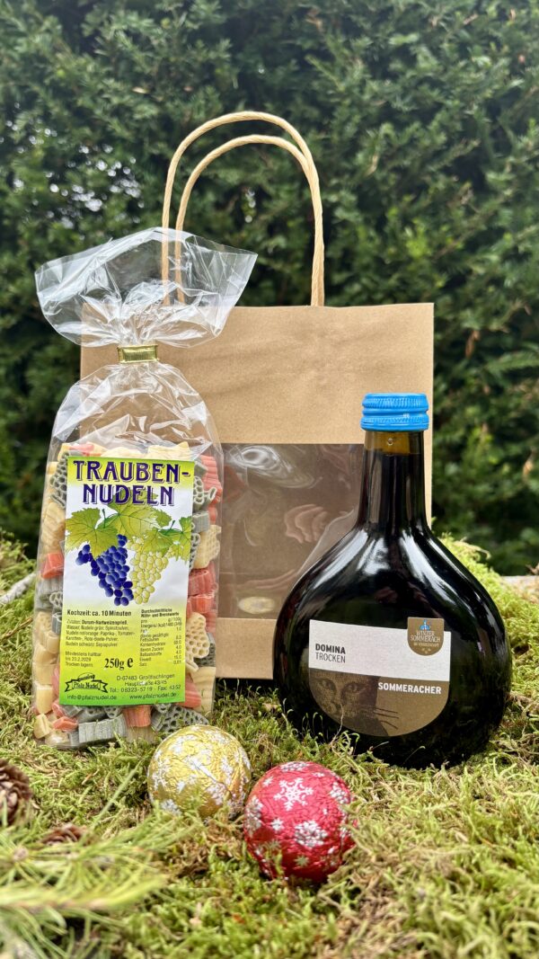 Pasta und Wein